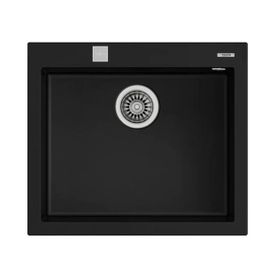Teka Forsquare 50.40 Tek Hazneli Tegranite Siyah Eviye