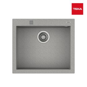 Teka Forsquare 50.40 TG Stone Grey Renkli Eviye