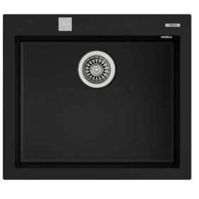 Teka Forsquare 50.40 TG Tezgah Üstü Siyah Granit Evye
