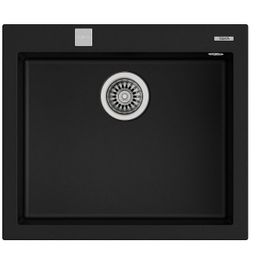Teka Forsquare 50.40 TG Tezgah Üstü Siyah Granit Evye