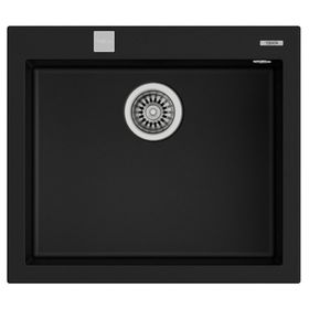 Teka Forsquare 50.40 TG Tezgah Üstü Siyah Granit Evye