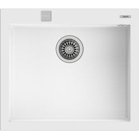 Teka Forsquare 50x40 cm Tezgahüstü Beyaz Granit Eviye