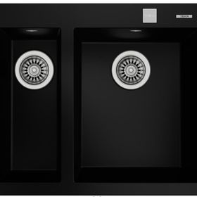 Teka Forsquare 590 TG Tezgah Üstü Siyah Granit Evye
