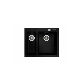 Teka Forsquare 590 TG Tezgah Üstü Siyah Granit Evye