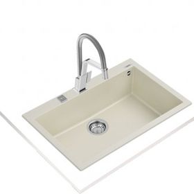 Teka Forsquare 72.40 TG Bright Cream Renkli Granit Eviye