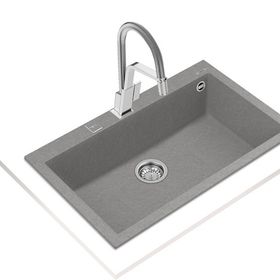 Teka Forsquare 72.40 TG Stone Grey Renkli Granit Eviye