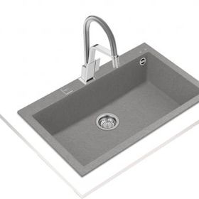 Teka Forsquare 72.40 TG Stone Grey Renkli Granit Eviye