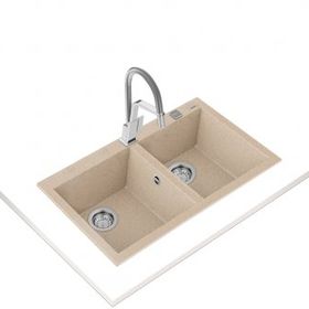 Teka Forsquare 790 TG Avena Beige Renkli Granit Eviye