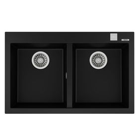 Teka Forsquare 790 TG Black Renkli Granit Eviye