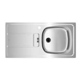 Teka Gravity 45 Paslanmaz Çelik Tek Gözlü Sol Damlalıklı Eviye