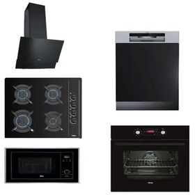 Teka HAK 629 BK - GBC 64002 KBC BK - TVT 60 1 - DSI 46750 Siyah 3'lü Ankastre Set