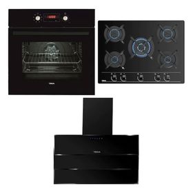 Teka HAK 629 BK - GBC 75030 KBC BK -TVT 90 3'lü Siyah Ankastre Set