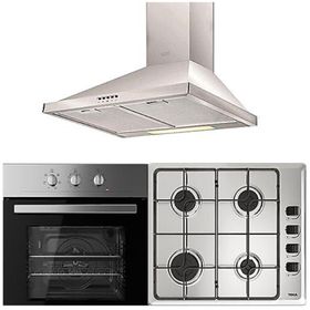 Teka HE 715 - HLX 640 - DF 60 Inox 3'lü Ankastre Set
