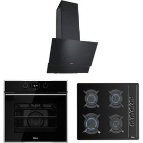 Teka HLB 840 SS BK - GBC 64002 - ATV 60 Siyah 3'lü Ankastre Set