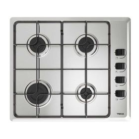 Teka HLX 640 Paslanmaz Çelik 4 Gözlü Gazlı Ocak