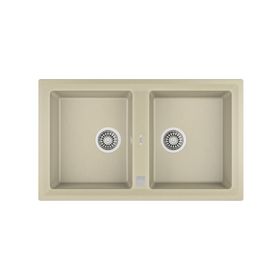 Teka Maestro Stone 90 B-TG 115260011 Çift Hazneli Tegranite Eviye