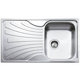 Teka NERİSSA50B Sol Damlalıklı Çelik Evye