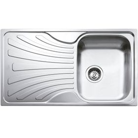 Teka NERİSSA50B Sol Damlalıklı Çelik Evye