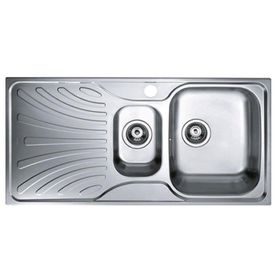 Teka NERİSSA60B Sol Damlalıklı Çelik Evye