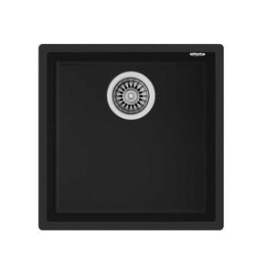 Teka Square 40.40 Tek Hazneli Tegranite Siyah Eviye