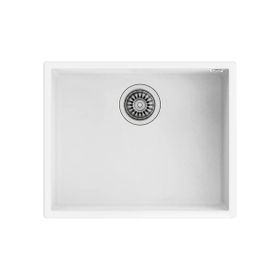 Teka Square 50.40 TG Arctic White Tek Hazneli Tezgahaltı Tegranite Eviye