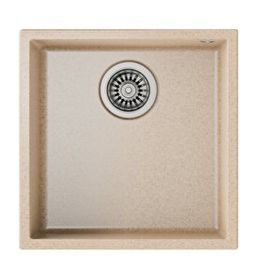 Teka Square 50.40 TG Artic White Renkli Granit Eviye