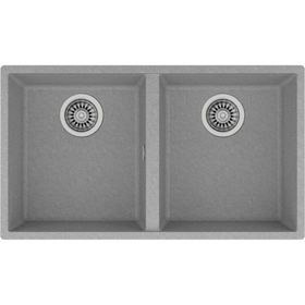 Teka Square 760 TG Çift Hazneli Tezgah Altı Gri Tegranite Eviye