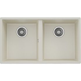 Teka Square 760 TG Çift Hazneli Tezgahaltı Krem Tegranite Eviye