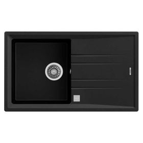 Teka Stone 50 B-TG Tek Hazneli Tegranite Metalik Siyah Eviye