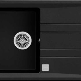 Teka Stone 50 B-TG Tek Hazneli Tegranite Metalik Siyah Eviye