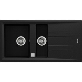Teka Stone 60 B-TG 1,5 Gözlü Metalik Siyah Tegranit Eviye