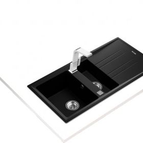 Teka Stone 60 B-TG 1,5 Gözlü Metalik Siyah Tegranit Eviye