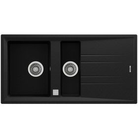 Teka Stone 60 B-TG Siyah Granit Eviye