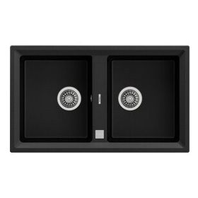 Teka Stone 90 B-TG Beyaz Çift Hazneli Tegranite Eviye