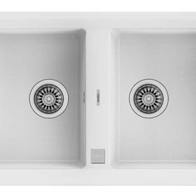 Teka Stone 90 B-TG Beyaz Çift Hazneli Tegranite Eviye