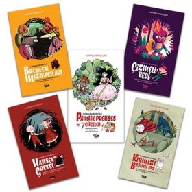 Tekir Kitap - Kafiyeli Masallar Seti - 5 Kitap Takım