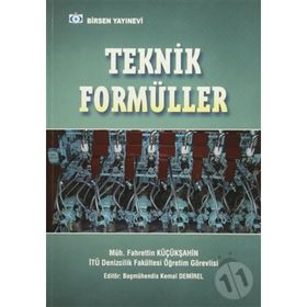Teknik Formüller - Fahrettin Küçükşahin