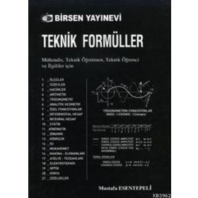 TEKNIK FORMÜLLER - MUSTAFA ESENTEPELI