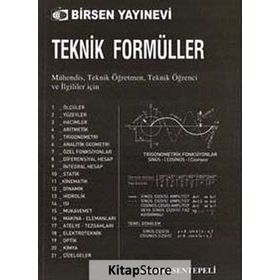 TEKNIK FORMÜLLER - MUSTAFA ESENTEPELI