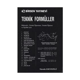 TEKNIK FORMÜLLER - MUSTAFA ESENTEPELI