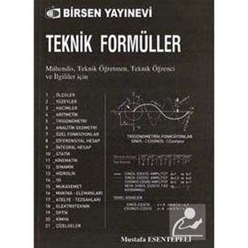 TEKNIK FORMÜLLER - MUSTAFA ESENTEPELI