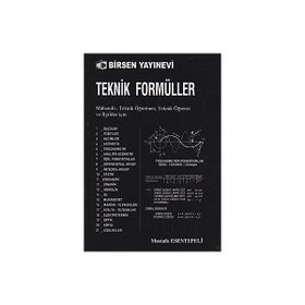 TEKNIK FORMÜLLER - MUSTAFA ESENTEPELI