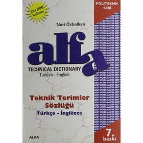 TEKNIK TERIMLER SÖZLÜĞÜ İNGİLİZCE - TÜRKÇE, TÜRKÇE - İNGİLİZCE (221.000 KELIME) - NURI ÖZBALKAN