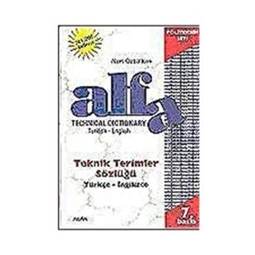 TEKNIK TERIMLER SÖZLÜĞÜ İNGİLİZCE - TÜRKÇE, TÜRKÇE - İNGİLİZCE (221.000 KELIME) - NURI ÖZBALKAN