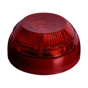 Teknim TFS-3192R Kırmızı 24 V Konvansıonel Flasorlu Yangın Alarm Sireni