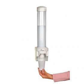 Tekno 180 cc Plastik Bardak için 71 mm Beyaz Bardaklık