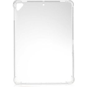 Tekno Grup Apple iPad 9.7'' 2017 Ultra Korumalı Antishok Şeffaf Cam Ekran Koruyucu Silikon Cep Telefonu Kılıf