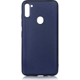 Tekno Grup Samsung Galaxy A11 Mat Premium Lacivert Silikon Cep Telefonu Kılıf