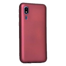 Tekno Grup Samsung Galaxy A2 Core Mat Premium Bordo Silikon Kılıf
