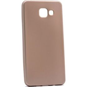 Tekno Grup Samsung Galaxy A3 2017 Mat Premium Gold Silikon Kılıf